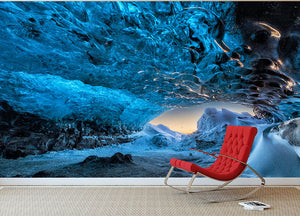 Crystal Cave Wall Mural Wallpaper - Canvas Art Rocks - 2