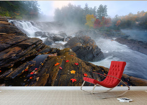 Autumn In Canada Wall Mural Wallpaper - Canvas Art Rocks - 2