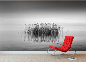 Black And White Silence Wall Mural Wallpaper - Canvas Art Rocks - 2