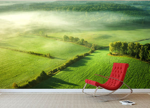 Above The Mist Wall Mural Wallpaper - Canvas Art Rocks - 2