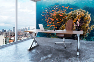 Reefscape Wall Mural Wallpaper - Canvas Art Rocks - 3