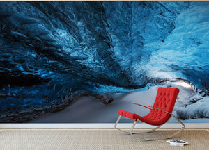 Una Grieta Azul Wall Mural Wallpaper - Canvas Art Rocks - 2