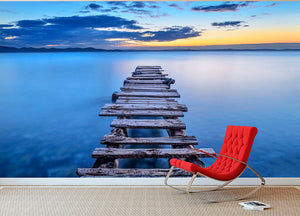 Pier Wall Mural Wallpaper - Canvas Art Rocks - 2