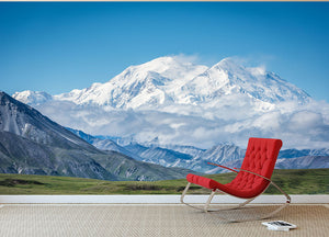 Mt Denali Alaska Wall Mural Wallpaper - Canvas Art Rocks - 2