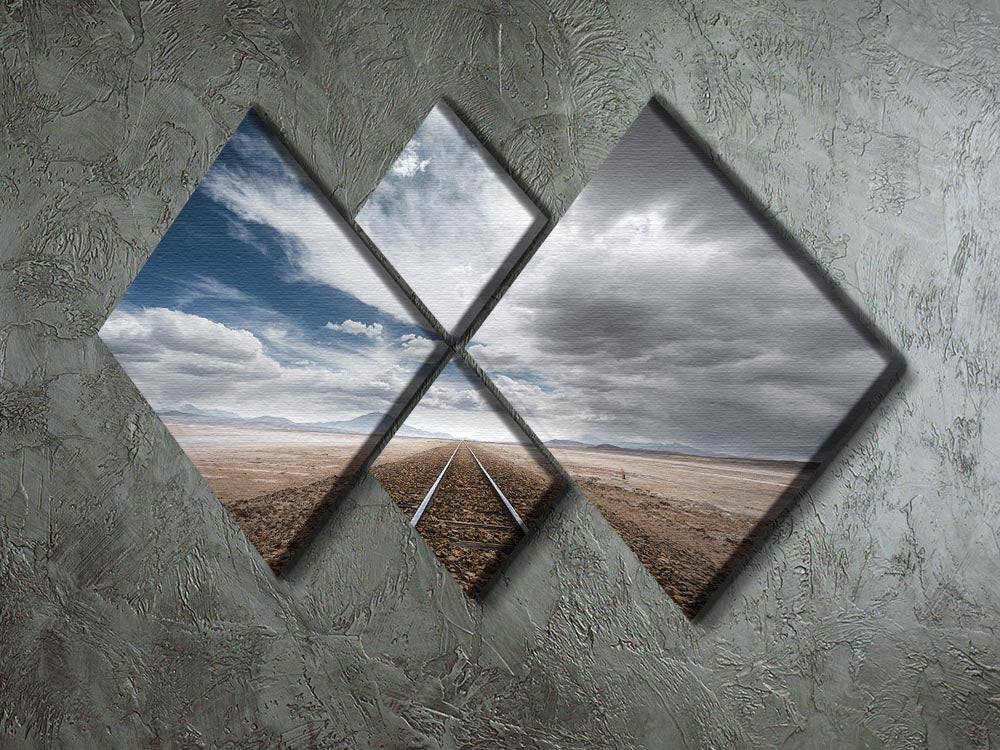 The Long Road 4 Square Multi Panel Canvas - Canvas Art Rocks - 2