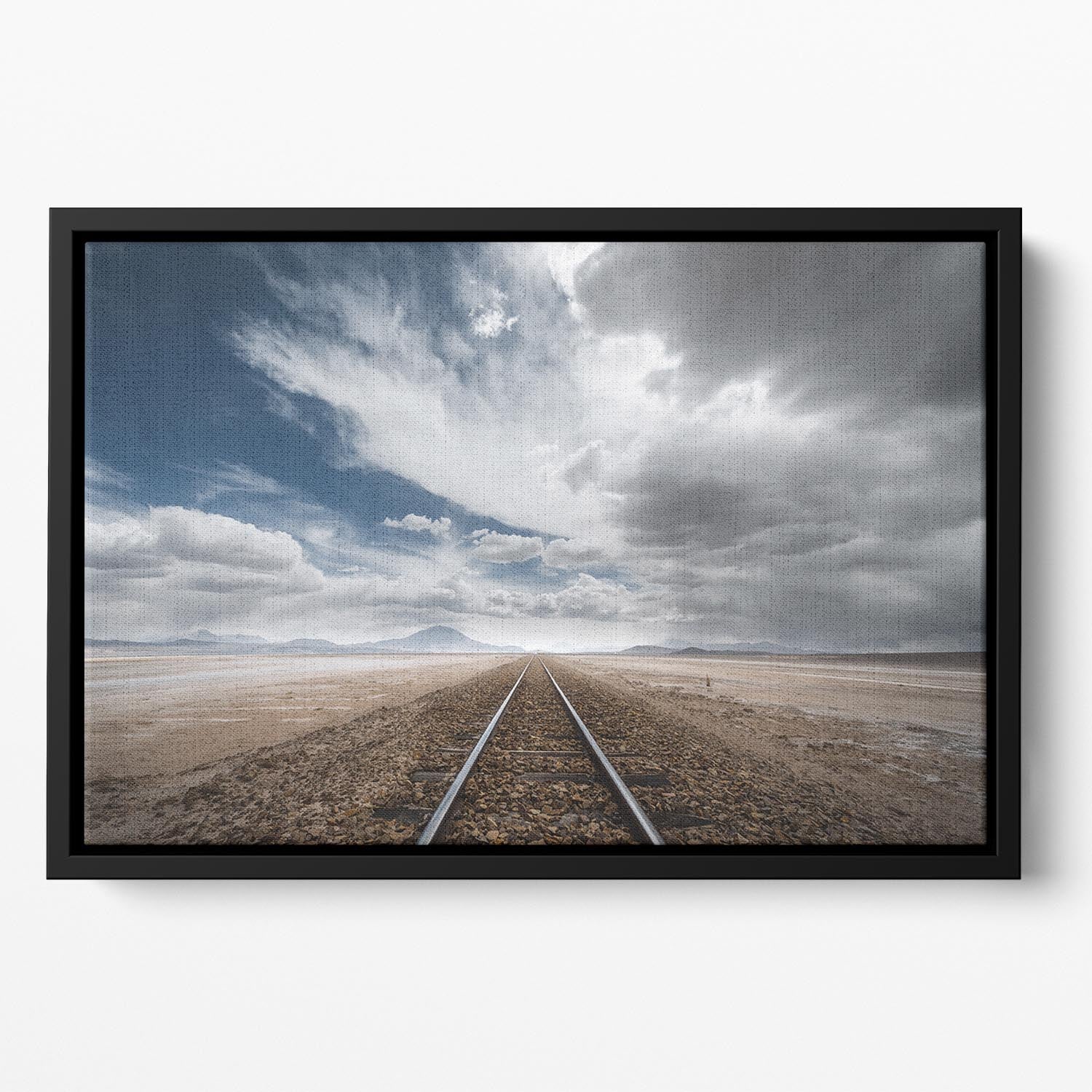 The Long Road Floating Framed Canvas - Canvas Art Rocks - 2