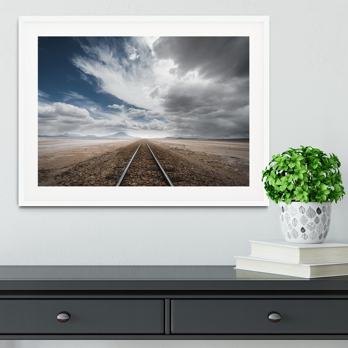 The Long Road Framed Print - Canvas Art Rocks - 5