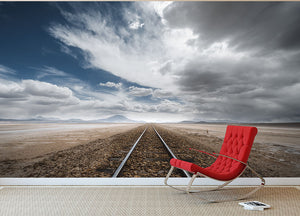 The Long Road Wall Mural Wallpaper - Canvas Art Rocks - 2