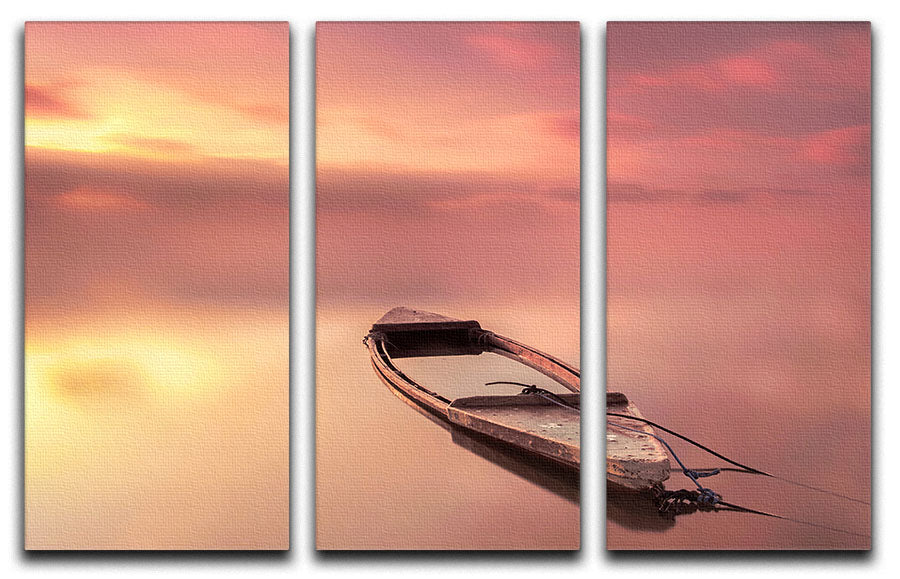 The Boat 3 Split Panel Canvas Print - Canvas Art Rocks - 1