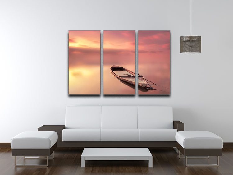 The Boat 3 Split Panel Canvas Print - Canvas Art Rocks - 3