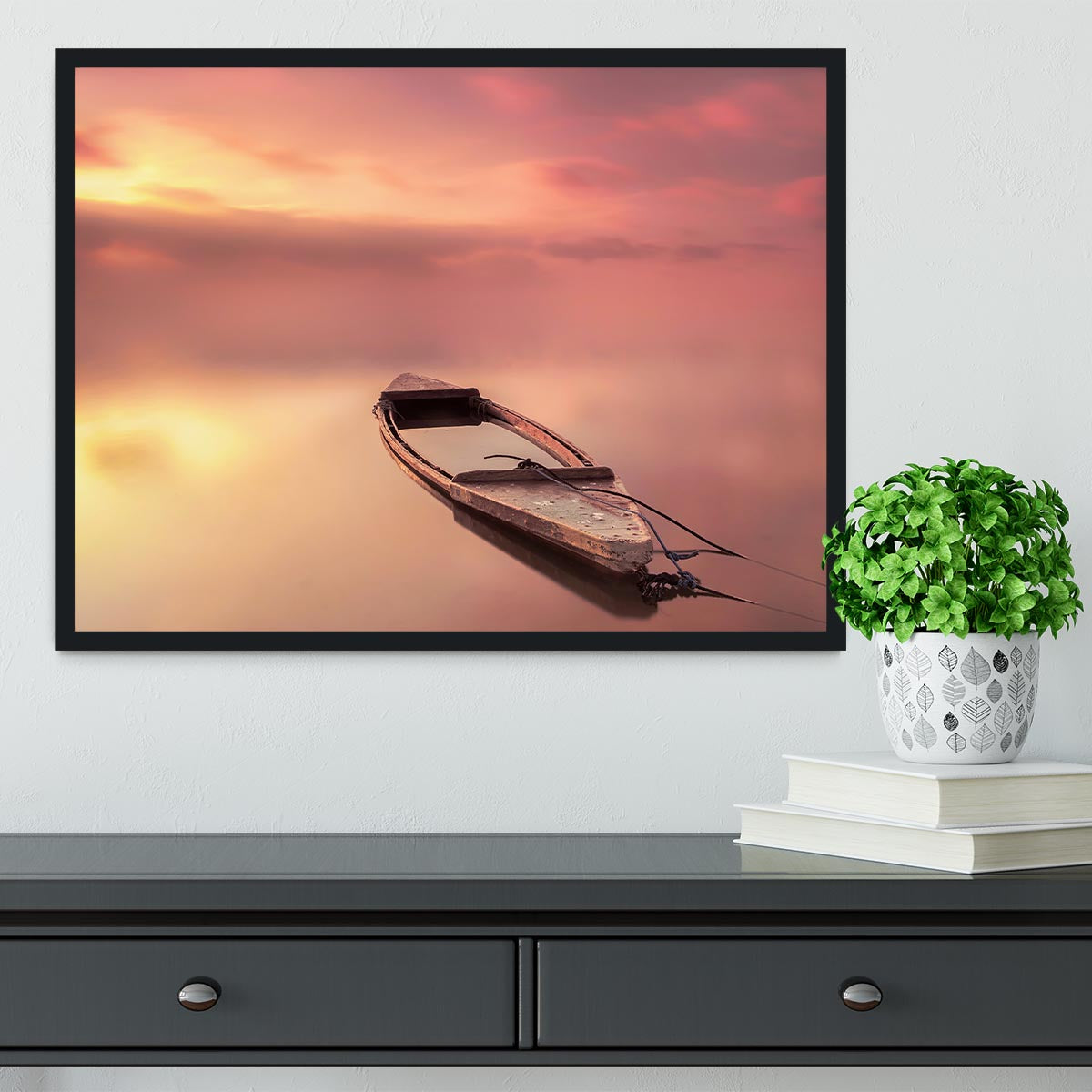 The Boat Framed Print - Canvas Art Rocks - 2