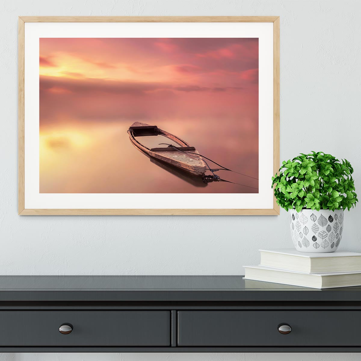 The Boat Framed Print - Canvas Art Rocks - 3