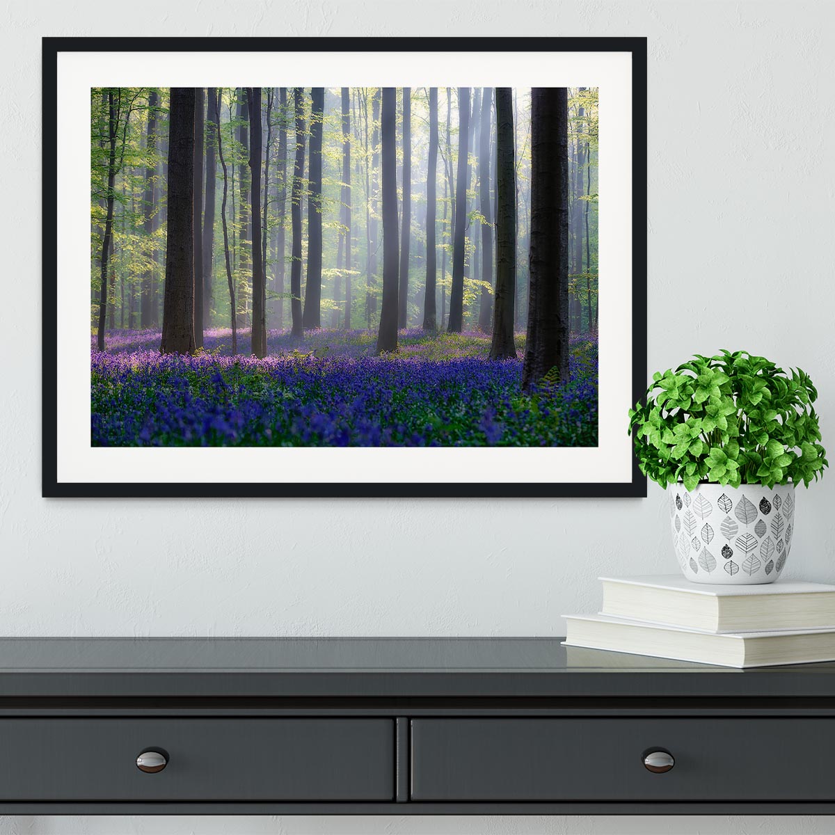 Bluebells Framed Print - Canvas Art Rocks - 1