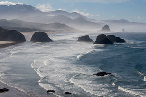 Morning View From Ecola Point Wall Mural Wallpaper - Canvas Art Rocks - 1