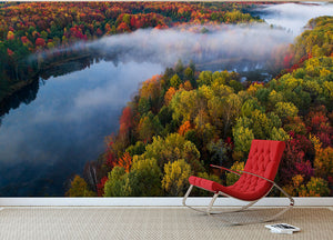 Autumn Symphony Ii Wall Mural Wallpaper - Canvas Art Rocks - 2