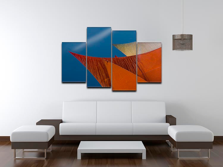 Whimsical Points 4 Split Panel Canvas - Canvas Art Rocks - 3