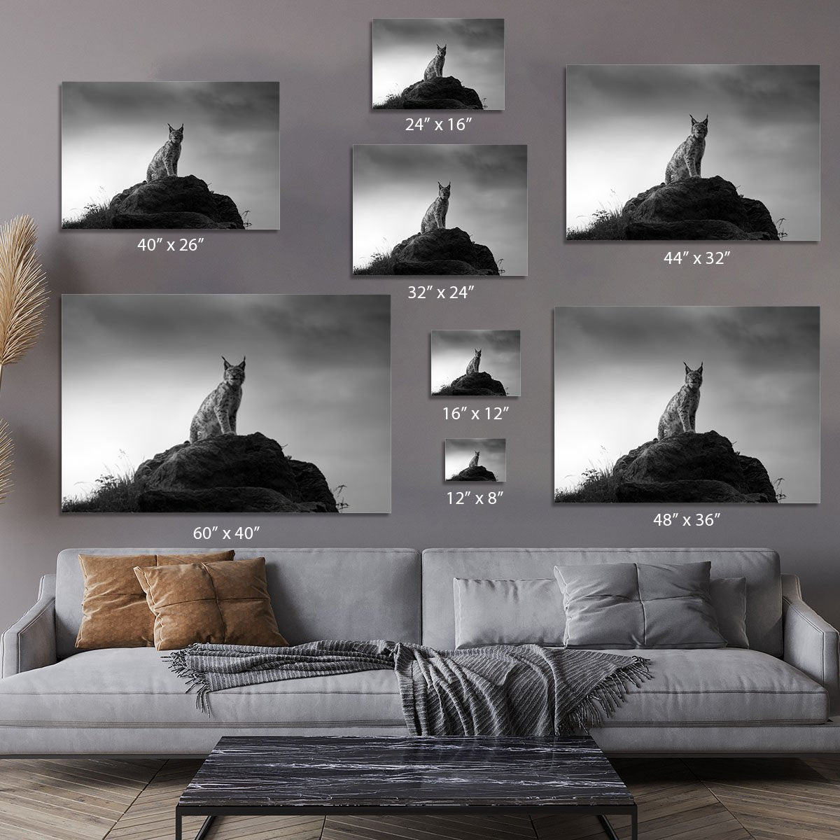 Lynx drama Canvas Print or Poster - Canvas Art Rocks - 7