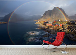 In The Rainbow Wall Mural Wallpaper - Canvas Art Rocks - 2