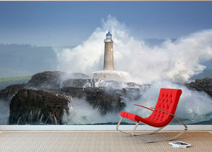 Wild Sea Wall Mural Wallpaper - Canvas Art Rocks - 2