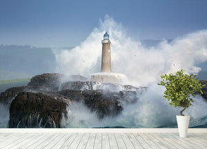 Wild Sea Wall Mural Wallpaper - Canvas Art Rocks - 4