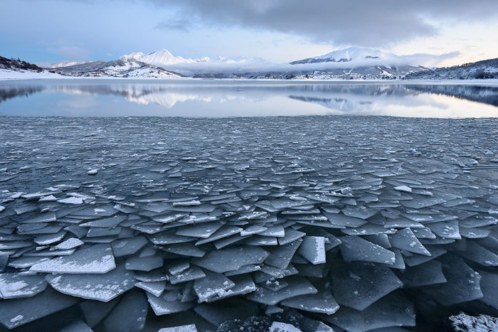 Ice Shards Wall Mural Wallpaper