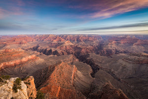 South Rim Sunrise Wall Mural Wallpaper - Canvas Art Rocks - 1