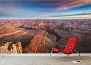 South Rim Sunrise Wall Mural Wallpaper - Canvas Art Rocks - 2