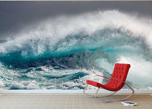 Mighty Water Wall Mural Wallpaper - Canvas Art Rocks - 2