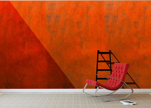 A Ladder And Its Shadow Wall Mural Wallpaper - Canvas Art Rocks - 2