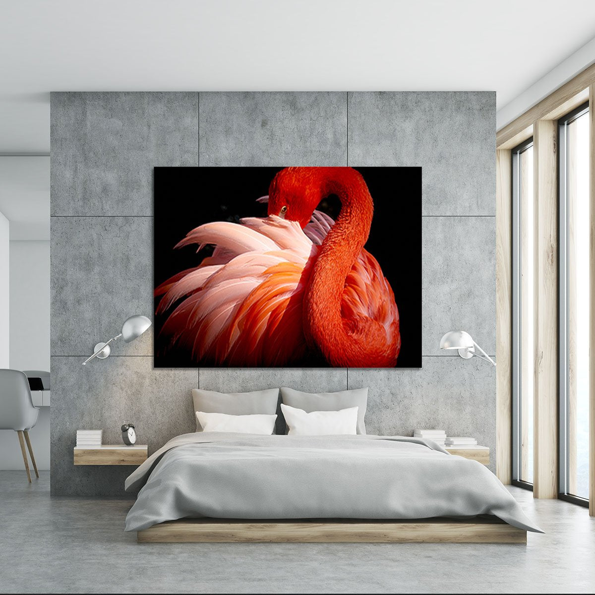 flamingo Close Up Canvas Print or Poster - Canvas Art Rocks - 5