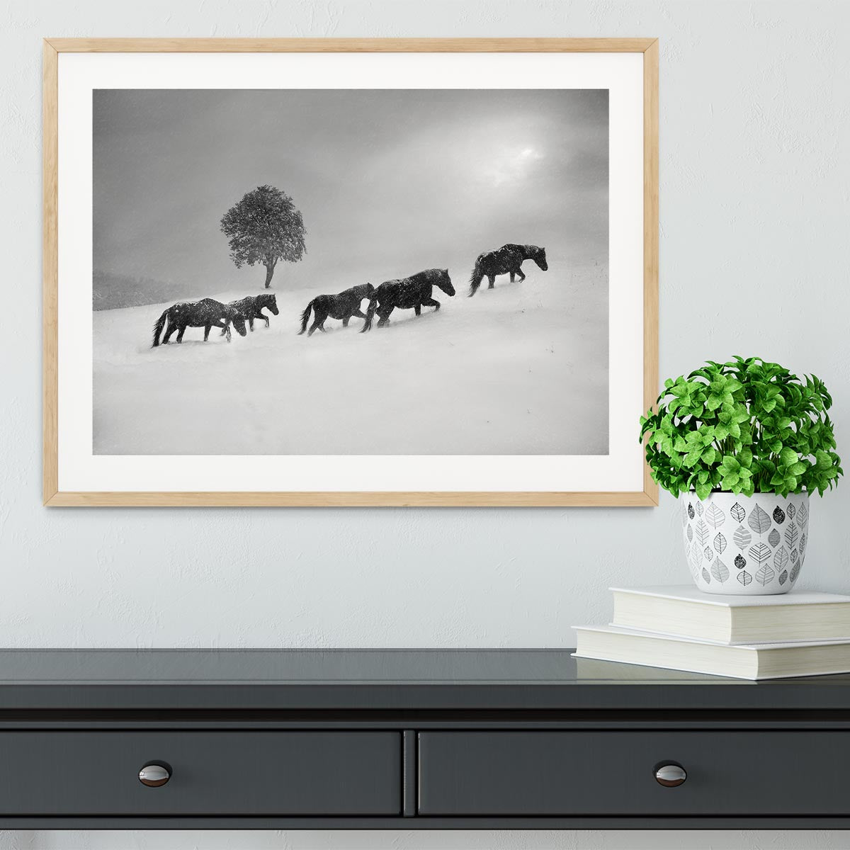 Icelandic Horses Framed Print - Canvas Art Rocks - 3