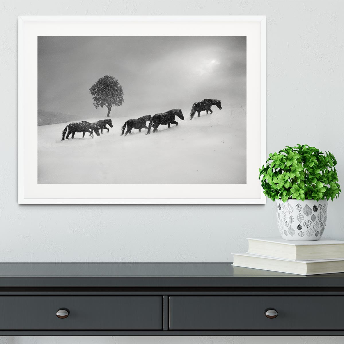 Icelandic Horses Framed Print - Canvas Art Rocks - 5