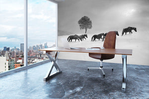 Icelandic Horses Wall Mural Wallpaper - Canvas Art Rocks - 3