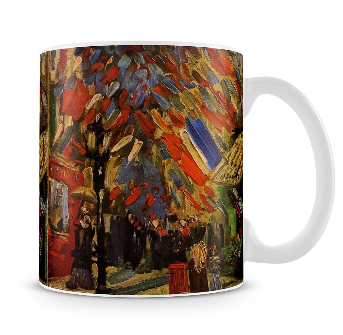 14 July in Paris by Van Gogh Mug - Canvas Art Rocks - 4