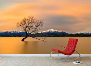 Morning Glow Of The Lake Wanaka Wall Mural Wallpaper - Canvas Art Rocks - 2