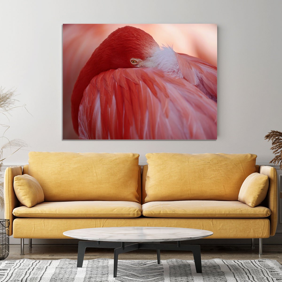 Red Flamingo Canvas Print or Poster - Canvas Art Rocks - 4