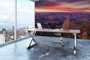 Canyon On Fire Wall Mural Wallpaper - Canvas Art Rocks - 3