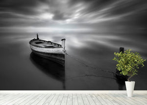 The Boat Ii Wall Mural Wallpaper - Canvas Art Rocks - 4