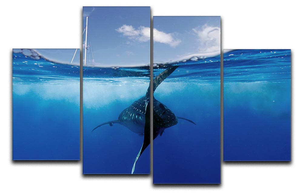 Collision Course 4 Split Panel Canvas - Canvas Art Rocks - 1