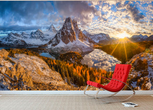 Heaven On Earth Wall Mural Wallpaper - Canvas Art Rocks - 2