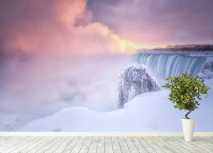 Sunrise At Niagara Falls Wall Mural Wallpaper - Canvas Art Rocks - 4