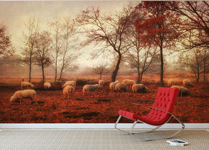 Last days of autumn Wall Mural Wallpaper - Canvas Art Rocks - 2