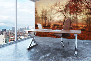 Last days of autumn Wall Mural Wallpaper - Canvas Art Rocks - 3