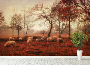 Last days of autumn Wall Mural Wallpaper - Canvas Art Rocks - 4