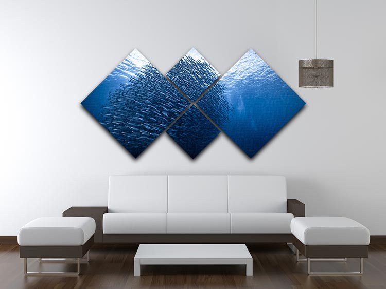 Mass Giant 4 Square Multi Panel Canvas - Canvas Art Rocks - 3