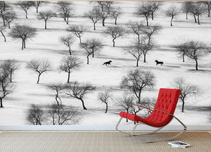 Run Wall Mural Wallpaper - Canvas Art Rocks - 2