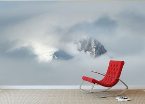 Mountain Peak Wall Mural Wallpaper - Canvas Art Rocks - 2