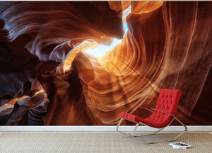 Antelope Hole Wall Mural Wallpaper - Canvas Art Rocks - 2