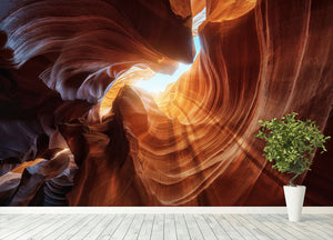 Antelope Hole Wall Mural Wallpaper - Canvas Art Rocks - 4