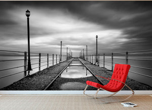 Long Walk Wall Mural Wallpaper - Canvas Art Rocks - 2